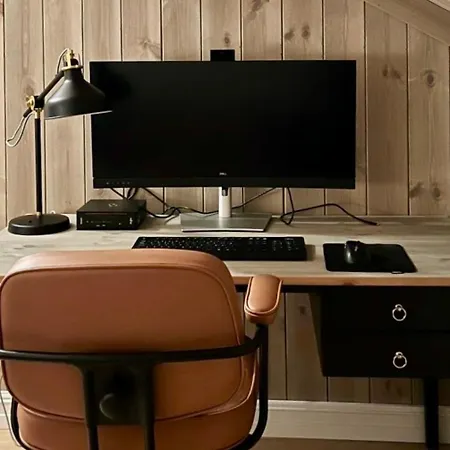 בית נופש New Lovely Cabin At Lygna With 2 Bathrooms And Office Space Jaren