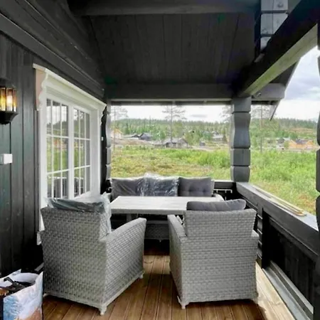 New Lovely Cabin At Lygna With 2 Bathrooms And Office Space בית נופש